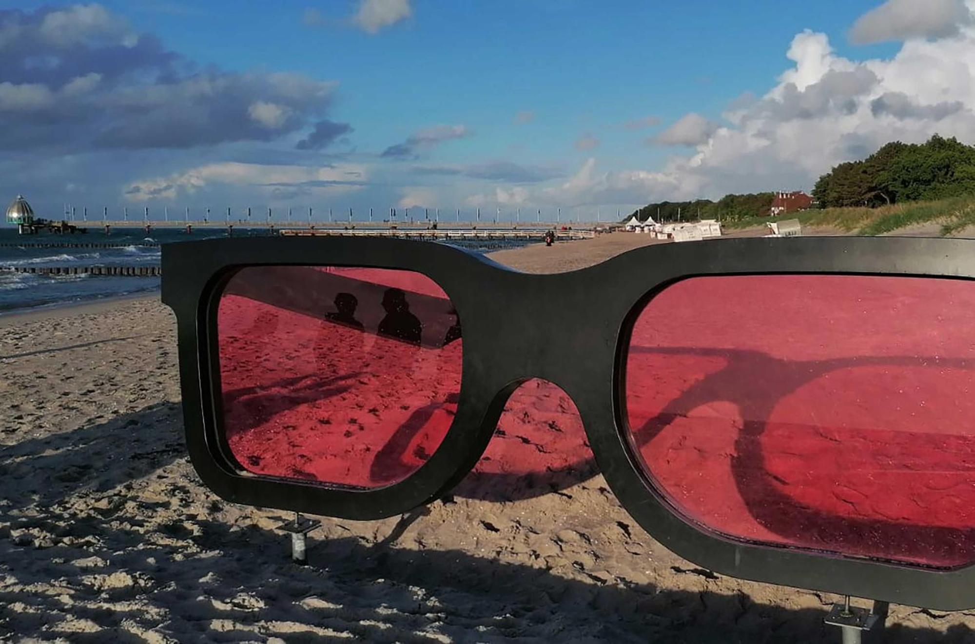 Leuchtturm An Der Seebruecke Zingst Dış mekan fotoğraf